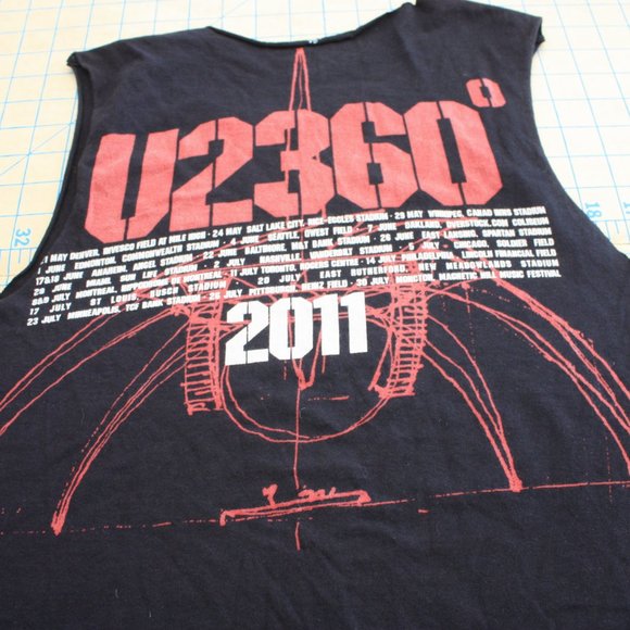 Bono 2011 LIVE concert tour tank top - Unise - Picture 5 of 8